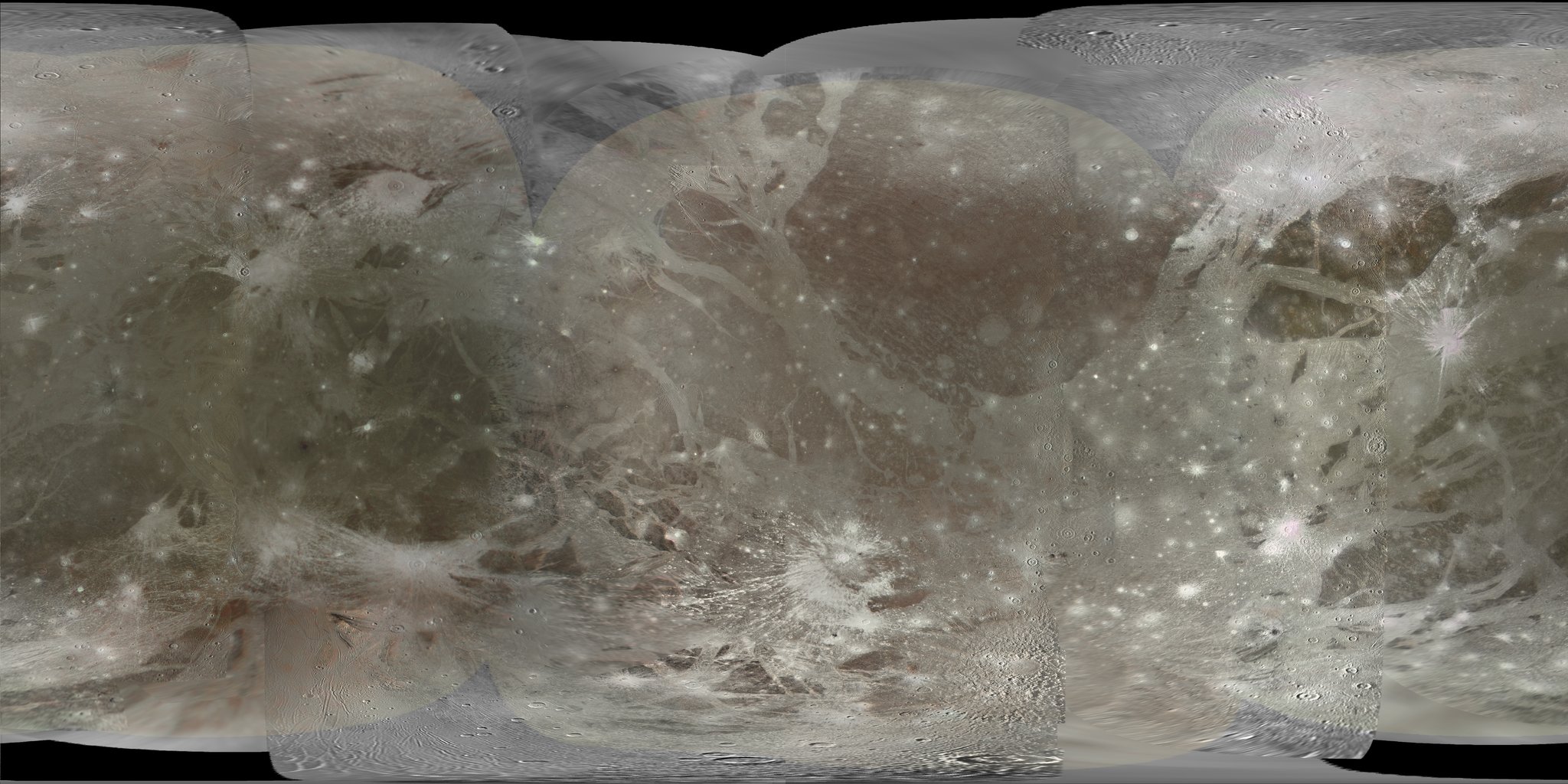 Map of Ganymede